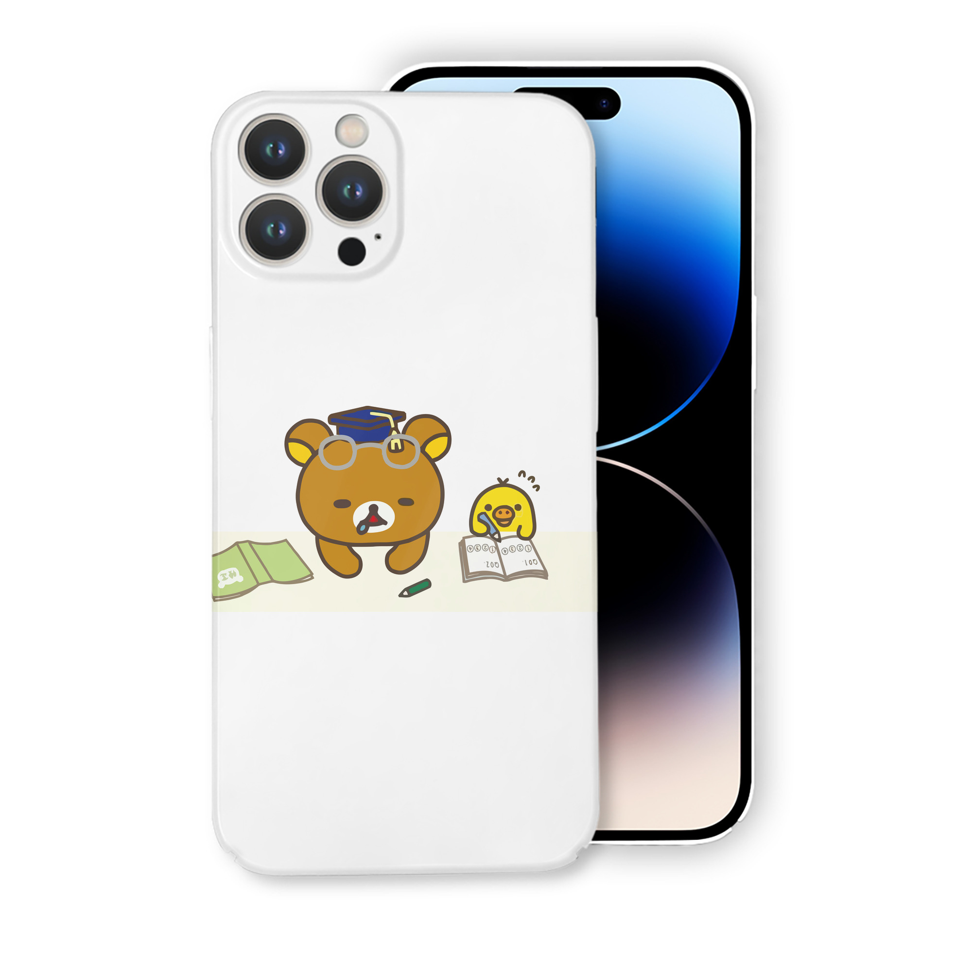 （画像用） リラックマ リラックマ キイロイトリ Rilakkuma Korilakkuma Kiiroitori 【iPhone 14シリーズ対応】ハードケース